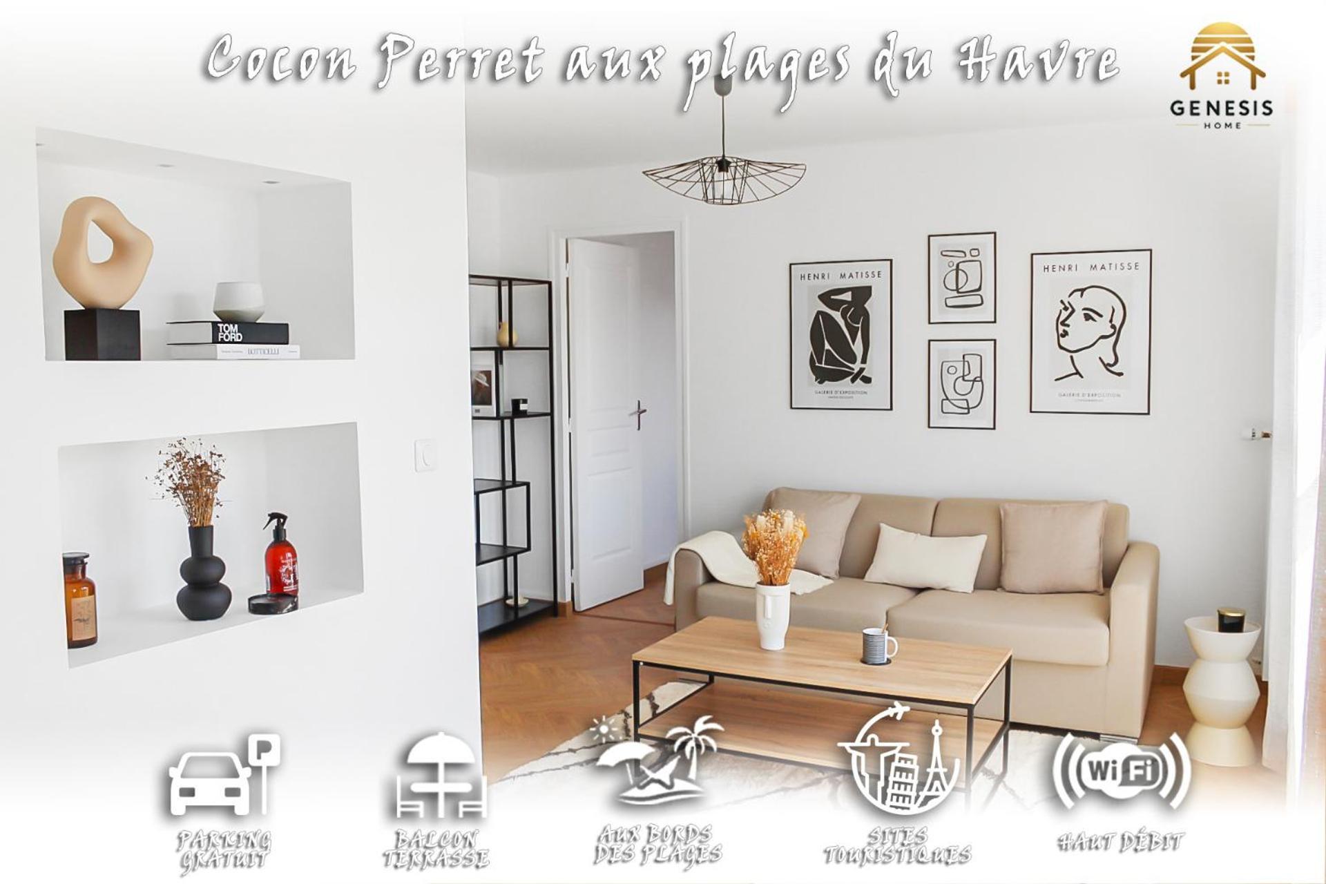 לה האברה Cocon Perret Aux Plages Du Havre מראה חיצוני תמונה