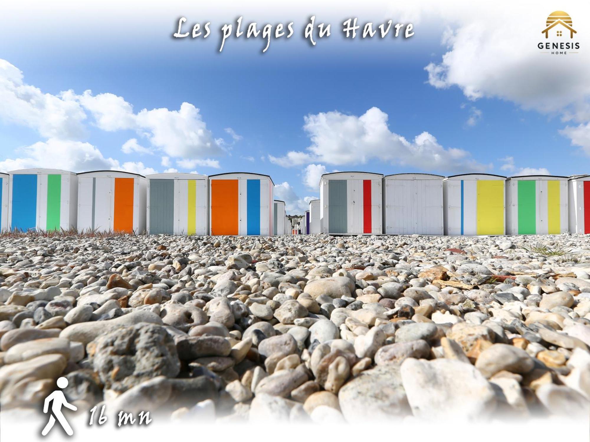 לה האברה Cocon Perret Aux Plages Du Havre מראה חיצוני תמונה