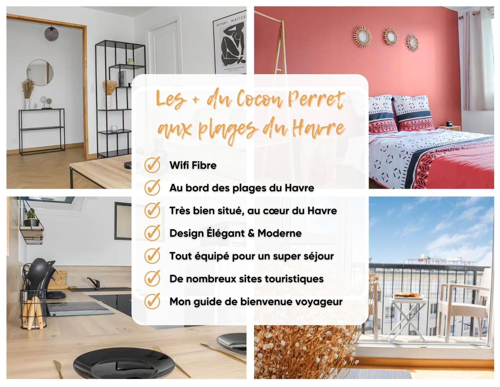 לה האברה Cocon Perret Aux Plages Du Havre מראה חיצוני תמונה